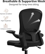 Ergonomic Office Chair, Comfort Swivel Home Office Task Chair, Breathable Mesh - Image 7