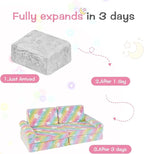 IFNOW Modular Kids Play Couch, Convertible & Washable Toddler Foam Couch Kids - Image 9