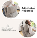 Swivel Rocker Recliner with Adjustable Armrests, Rocking Nursery Chair with - Image 8