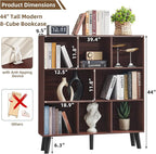 LEYAOYAO 8 Cube Bookshelf 3-Tier Bookcase - Image 2