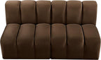 Meridian Furniture 103Brown-S2A Arc Collection Modern | Contemporary Modular - Image 5