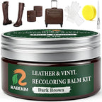 Dark Brown Leather Repair Kit, Leather Recoloring Balm – Restore & Repair Faded by Unknown