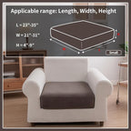 OHSIO Sectional Couch Covers, Wear Resistant Stretch Sofa Covers Washable Soft - Image 2