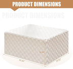 Hobestluk Rectangle Ottoman Memory Foam Footrest - Image 2