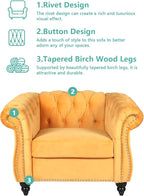 AVZEAR Living Room Accent Chair, Upholstered Sofa Chair Single Sofa Chair - Image 6