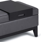 SIMPLIHOME Oregon Storage Ottoman Bench - Image 8