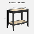 SICOTAS Rattan Nightstands Set of 2 - Image 2