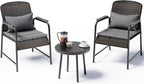 Jing's Villa 3-Piece Outdoor Bistro Set by JingsVillaOutdoorFurniture
