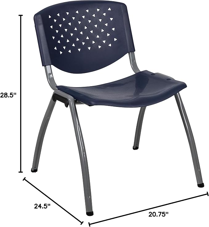 Flash Furniture Hercules Series Plastic Contoured Lobby Chairs - Image 16