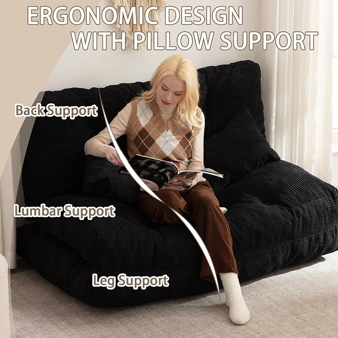 Folding Sofa Bed, Convertible Sleeper Chair - Image 4