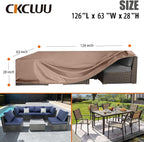 Patio Furniture Set Cover Waterproof Outdoor Furniture Covers Heavy Duty - Image 7