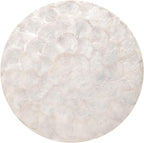 East at Main Capiz Shell Side Table – White Accent Table, Small Decorative - Image 6