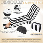 Kigley Outdoor Chaise Lounge Cushions - Image 3