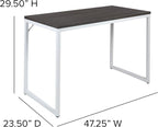 EMMA + OLIVER Industrial Modern Desk-47"L Commercial Grade Home Office - Image 2