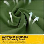 AAAAAcessories Outdoor Chaise Lounge Cushions, Fade-Resistant, Waterproof Patio - Image 4
