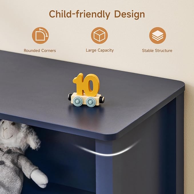 ONBRILL Montessori Shelf, 5 Cube Toy Storage Organizer - Image 5