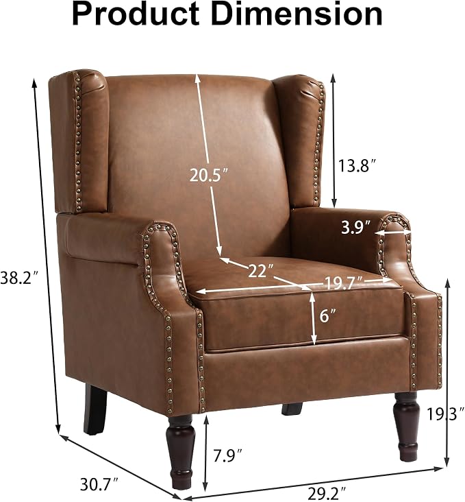 Pia Ricco High Back Floral Accent Chair - Image 2