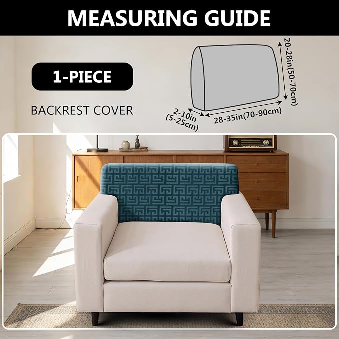 UNBBRRL Stretch Couch Backrest Cushion Cover - Image 2