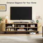 ONBRILL 86.6" TV Stand with Power Outlet - Image 3