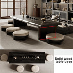 Solid Wood Japanese Low Floor Table Meditation Floor Sitting Altar Table - Image 7