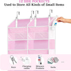Over The Door Organizer 6 Tiers, Extra Large Behind Door Storage of 12 - Image 5