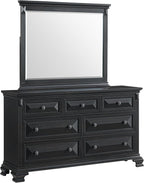 Picket House Furnishings Sumner King Panel 5PC Bedroom Set in Black - Image 5