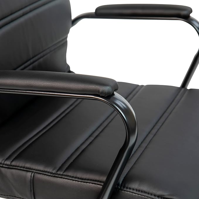 Flash Furniture Whitney Mid-Back Swivel LeatherSoft Desk Chair - Image 9