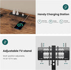 BTHFST TV Stand with Mount for 45/55/65/70 inch TVs, 51.2" LED TV Stand with - Image 5