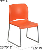 Flash Furniture Hercules Series Contoured Stacking Chairs - Image 3