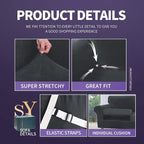 ZNSAYOTX Luxury Velvet Chair Slipcovers - Image 4