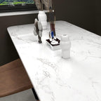 practicalWs Glossy Marble Contact Paper Granite White/Grey Kitchen Countertop - Image 7