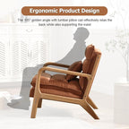 INZOY Mid Century Modern Accent Chair - Image 4