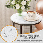 C Shaped End Table, Couch Side Tables - Image 5