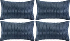 Fancy Homi 4 Packs Decorative Throw Pillow Covers by Fancy+Homi