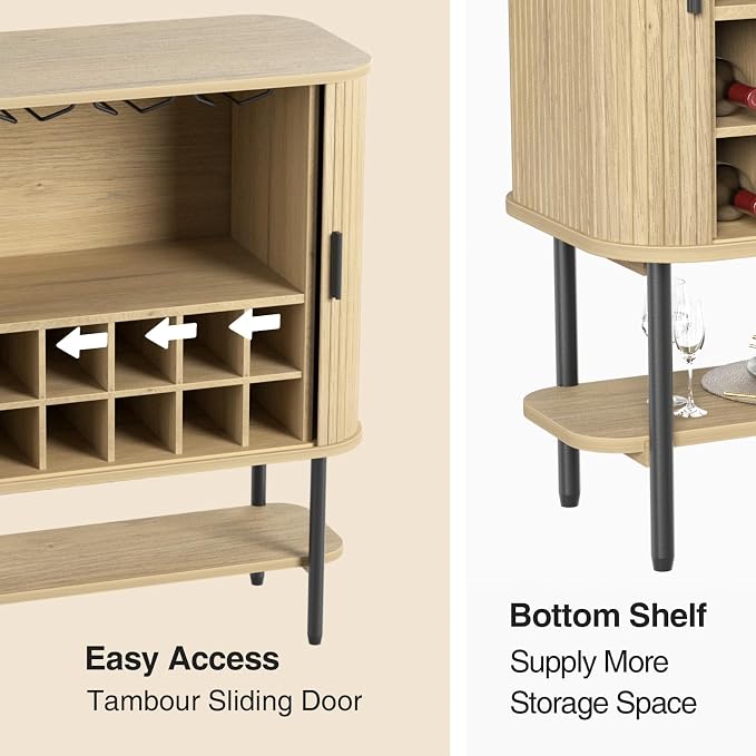 FiveWillowise Coffee Bar Cabinet - Image 6