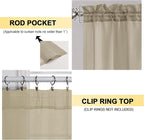 Taupe Sheer Curtains 84 Inches Long 2 Panels - Image 2