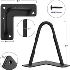 SMARTSTANDARD 5 Inch Heavy Duty Hairpin Furniture Legs, Metal Home DIY Projects - Image 2