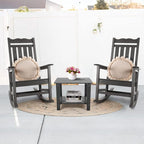 Stoog Outdoor & Indoor Rocking Chairs Set of 2, All-Weather Porch Rocker - Image 2