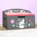 DIBSIES Personalized Creative Wonders Toy Box, Unicorns & Rainbows, 30 x 19.25 - Image 4