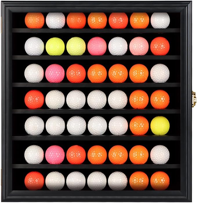 KCRasan 49 Golf Ball Display Case Lockable - Image 8