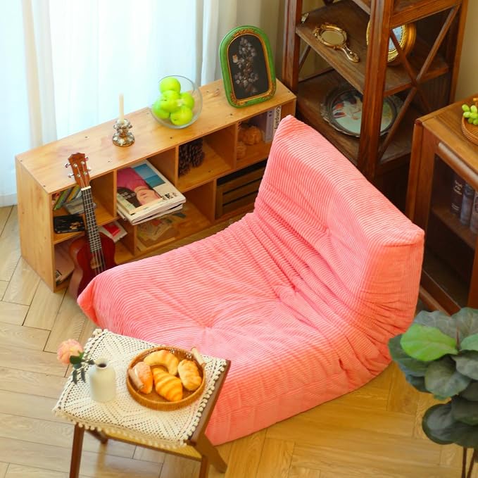 N&V Fireside Floor Sofa- Mid-Century Modern Armless Lounge Chair - Image 4
