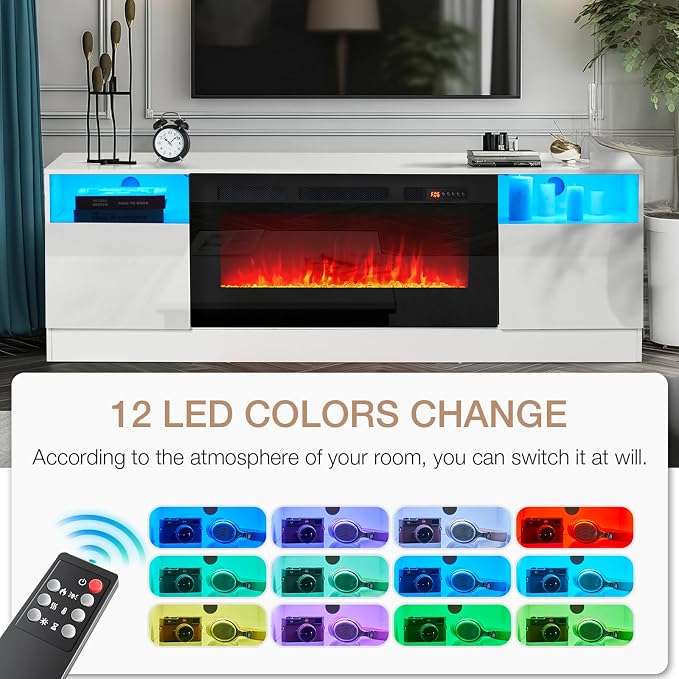 oneinmil Fireplace TV Stand - Image 3