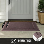 Sturdy Front Door Mat, Absorbent Muddy Dirt Resist Welcome Door Mats Outdoor - Image 7