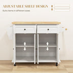 HOMCOM Kitchen Island Cart - Image 4