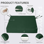 Favoyard Patio Chair Cushions 18.5 x 16 x 3 Inch Waterproof Outdoor Seat - Image 6
