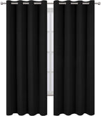 Blackout Curtains 66 x 84 inch/Black Curtains Set of 2 Panels/Thermal Insulated - Image 2
