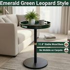 Gesodant Boho Single Leg Round Side Table - Image 6