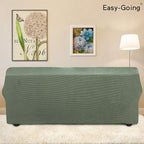 Easy-Going Stretch 4 Seater Oversized Sofa Couch Cover Greyish Green | 1-Piece - Image 3