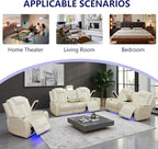 Leather Power Recliner Sofa Set - Image 7