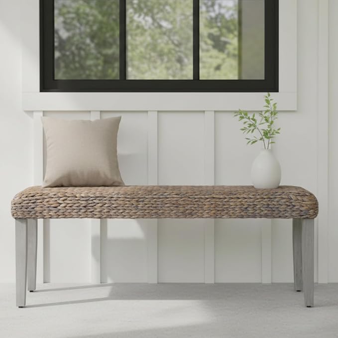 Solid Wood Acacia Indoor Bench - Image 5